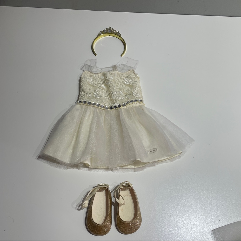 American Girl Truly me 2017 Celebration Dress set Bundle of 2 - Picture 5 of 11